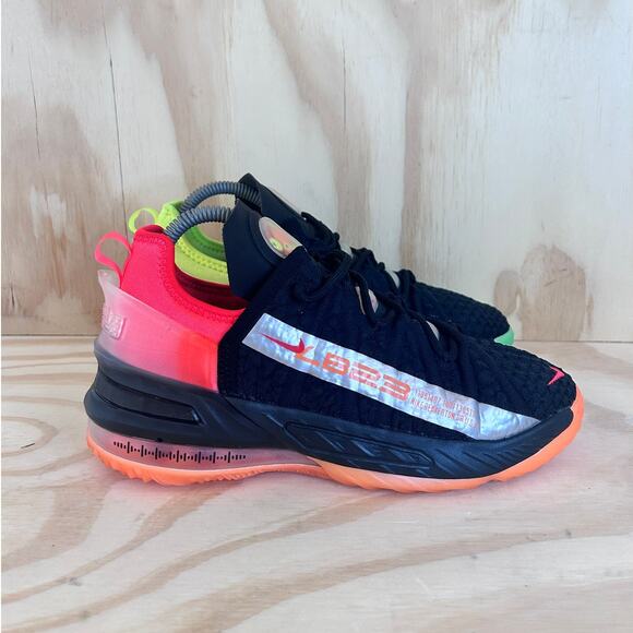 Nike - Air Zoom Max Lebron 18 - Sneakers - Black - Big Kid's - 5.5Y - CW2760-009 - Picture 1 of 9